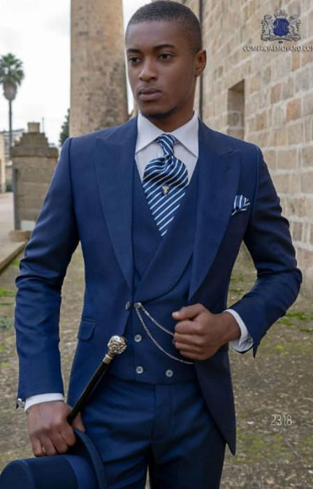 Mens Wedding Suit - Groom Suit - Royal Blue Suit