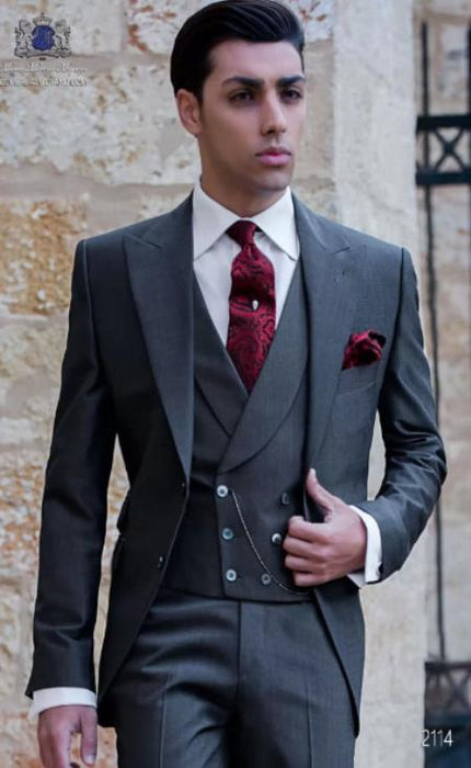 Mens Wedding Suit - Groom Suit - Grey Suit