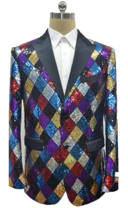 Mardi Gras Sport Coat - Mardi Gras Jacket Multi