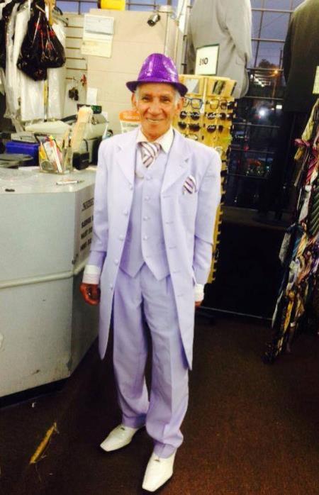 Mens Lavender Tuxedo