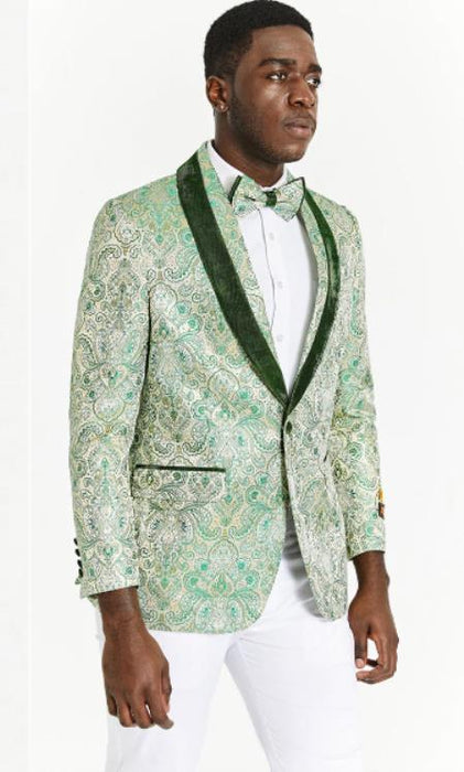 Big and Tall Dinner Jacket - Big Man Sport Jacket - Mens Blazer - Hunter Green