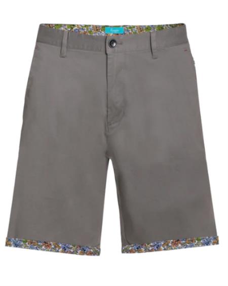 Mens LA Grey Chino Shorts