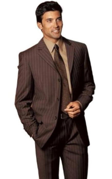 46r Suit Size - "Brown" Mens Suits 46r