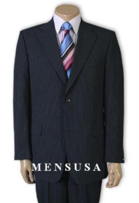 46r Suit Size - "Dark Navy Blue" Mens Suits 46r