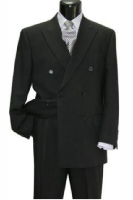 Mens Big and Tall Suits - Suits For Big Men - Big Guys Black