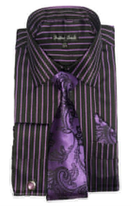 Mens Dress Shirts Purple