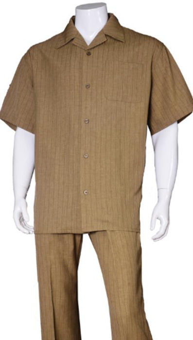 Mens Walking Suit Brown