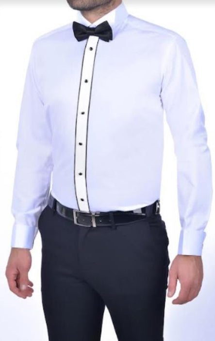 Mens Tuxedo Dress Shirt - Groom Shirt