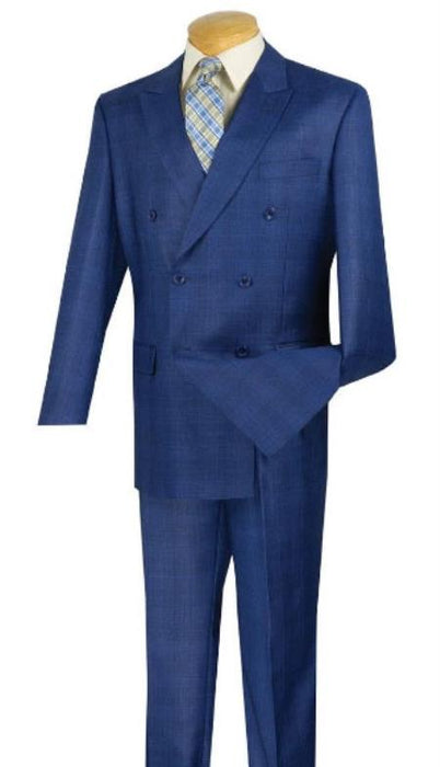 Cheap Plus Size Mens Blue Suit For Big Men Online - Big and Tall Sizes