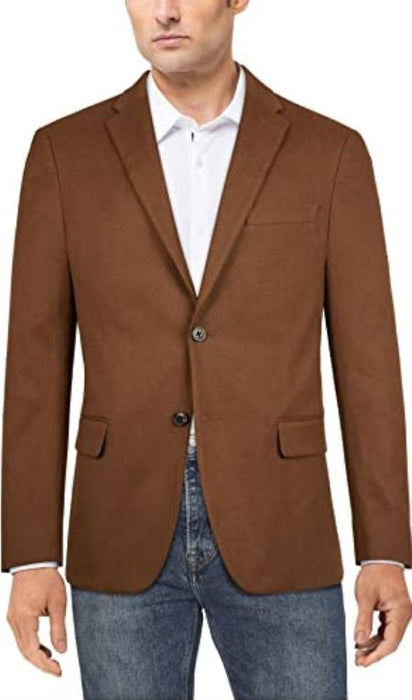 Mens Vicuna Sport Coat - Vicuna Camel Color Blazer And Cashmere Fabric