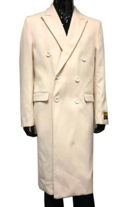 Mens White Overcoat - White Topcoat For Men