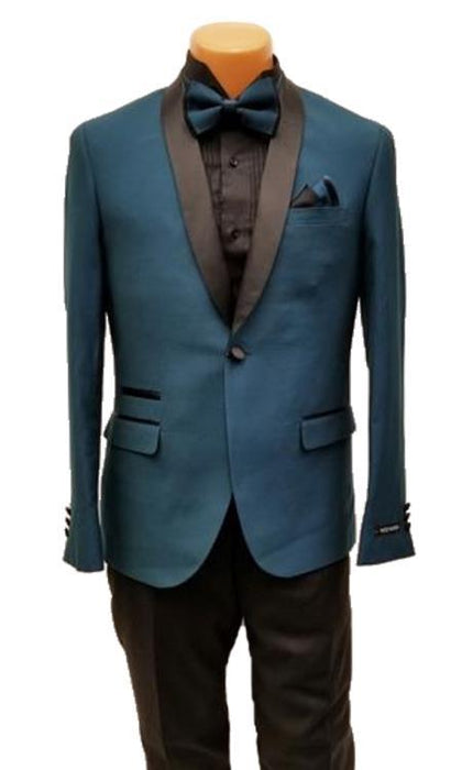 Teal Tuxedo - Teal Prom Suits - Teal Prom Tuxedos Jacket