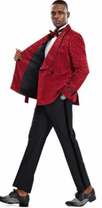 Holiday Blazer - Christmas Sport Coat - Red Blazer