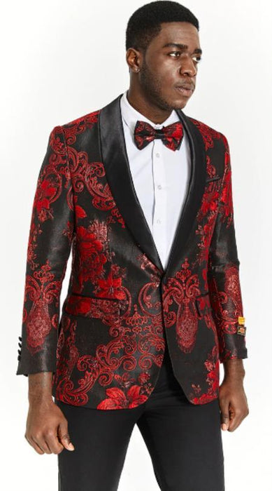 Holiday Blazer - Christmas Sport Coat - Red Blazer