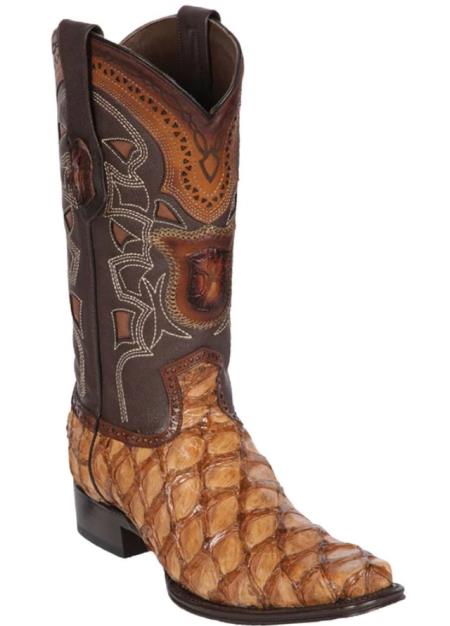 Mens Los Altos Monster Fish European Square Toe Boot Oryx