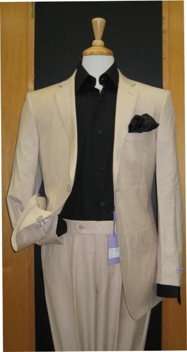 Mens Lightweight Suit - Summer Dress Suits Flax