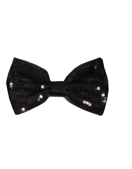 SKU#JA61049 Mens Formal - Wedding Bowtie - Prom Black Bowtie