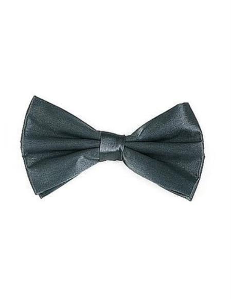 Mens Formal - Wedding Bowtie - Prom Charcoal Self-Tie Bowtie