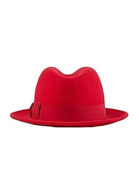 Mens Hat Red