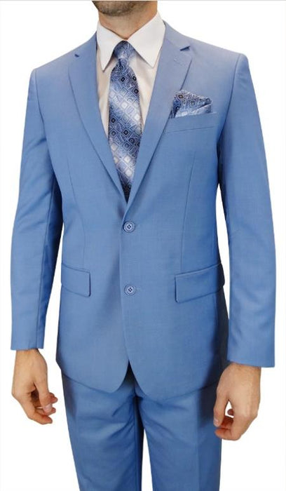 Statement Suits Steel Blue