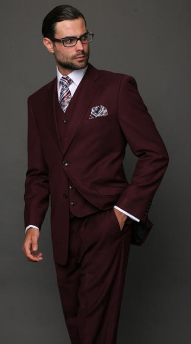 Statement Suits Burgundy