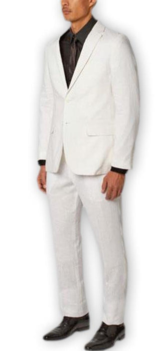 Big And Tall Mens Suit Separates - White Suit