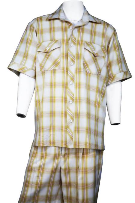 Mens Big and Tall Walking Suit - Honey