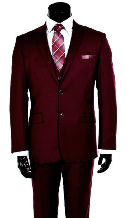 Retro Paris Suits - Retro Paris - Retro Mens Burgundy Suits