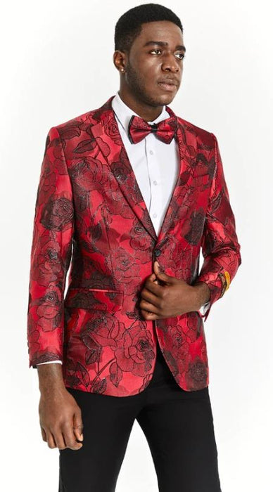 Big and Tall Mens Tuxedos Jacket - Big and Tall Dinner Jacket Bowtie Included - For Big Guys