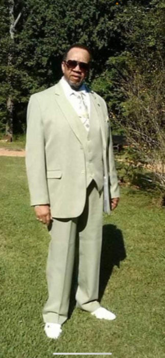 Mens Two Button Notch Lapel Suit Light Green