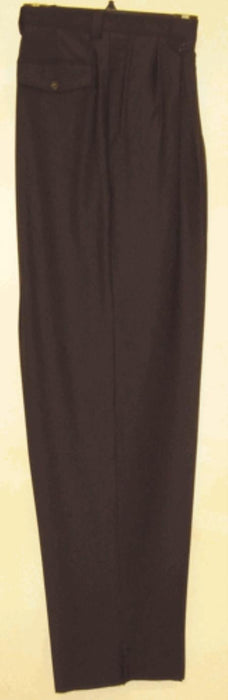 long rise big leg slacks Black wide leg dress pants Pleated baggy dress trousers unhemmed unfinished bottom mensusa