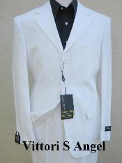 premier quality Online Sale Clearance Vittori Angel MEN WHITE Suits For Men mensusa